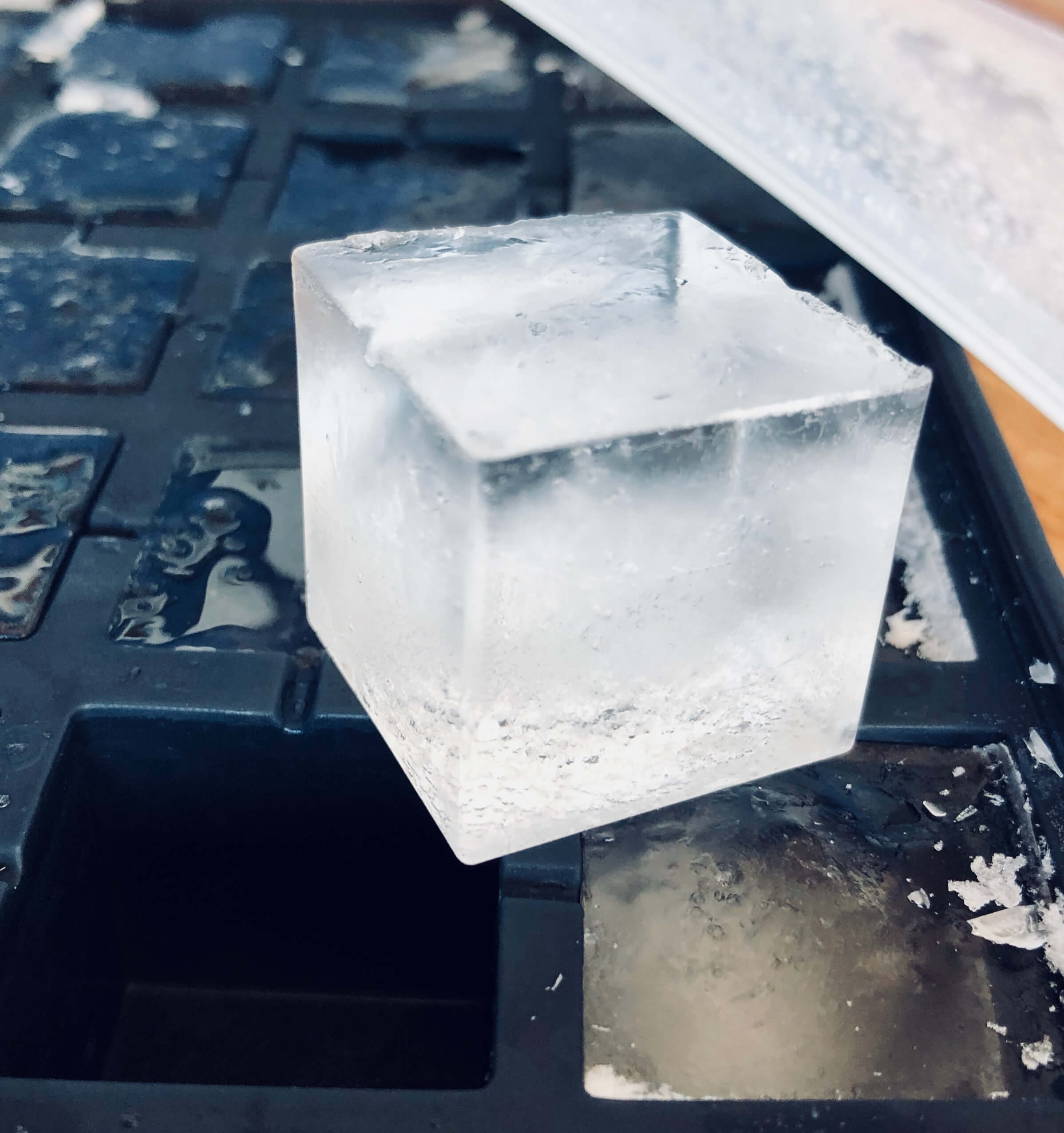 Ice former Cubes, platinum silicone, Lurch - 3cm