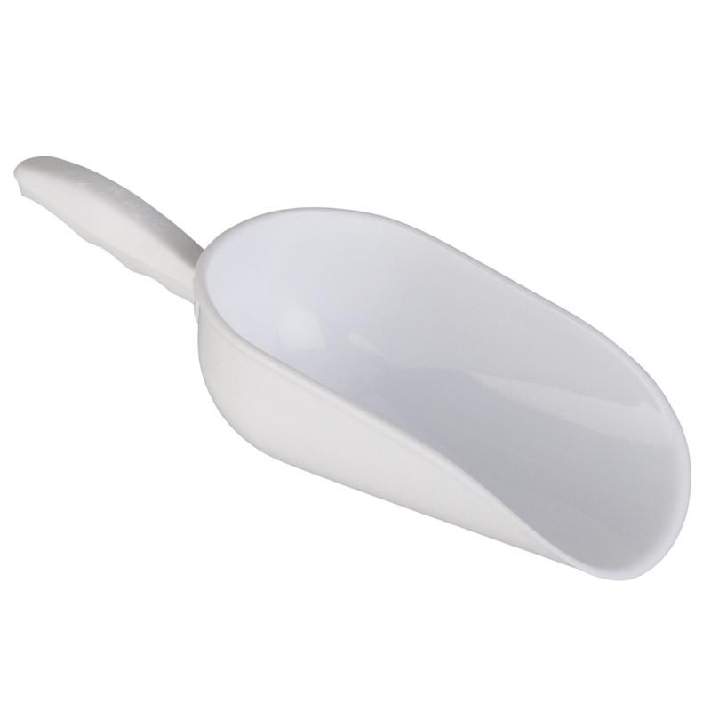 Ice scoop, polypropylene white - 300ml