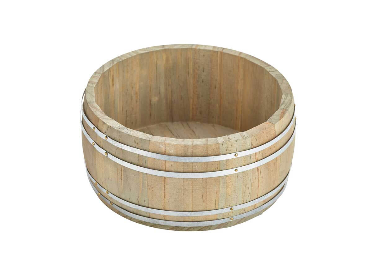 Miniature Wooden Barrel wide - 18x8,2cm