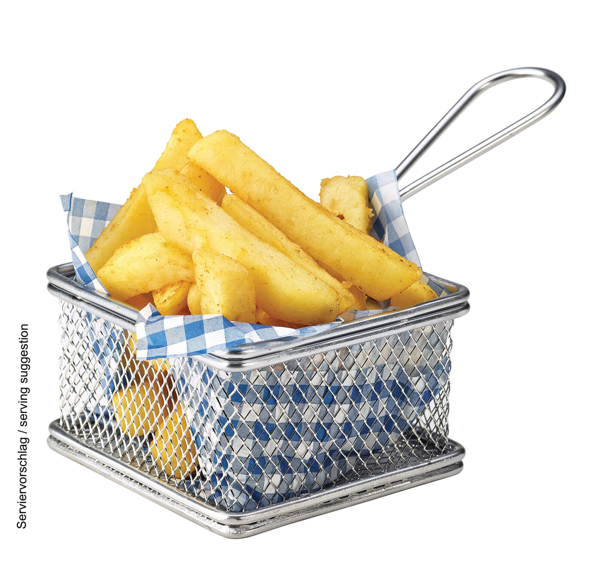 Fry basket stainless steel - 9,5x9,5x6cm