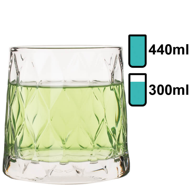 Whisky Tumbler Leafy, Pasabahce - 440ml (1 pc.) Whisky Tumbler Leafy, Pasabahce - 440ml (1 pc.)