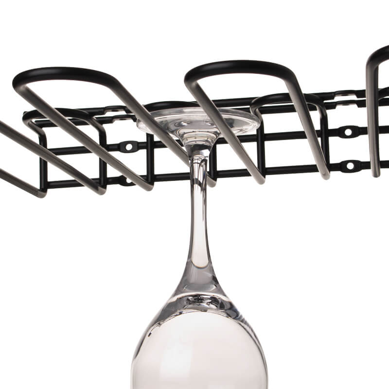 Multi glassware holder 32x29,5cm - black Multi glassware holder 32x29,5cm - black