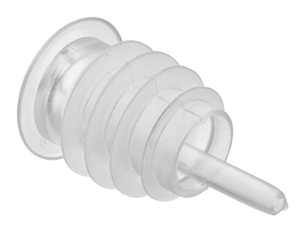 Bottle neck pourer disposable, plastic - 12 pieces