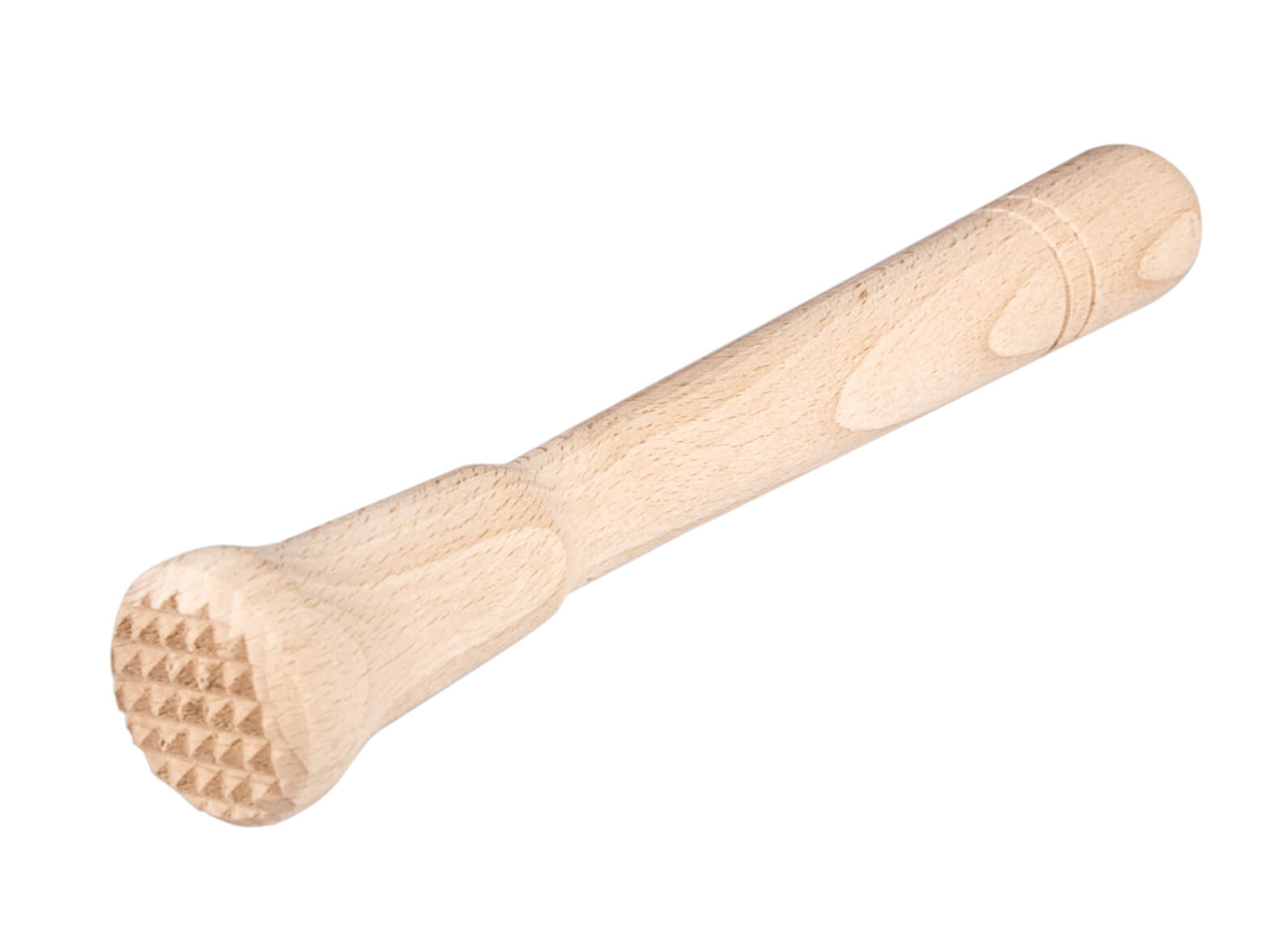 Muddler, tenderizer's end - wood (22cm)