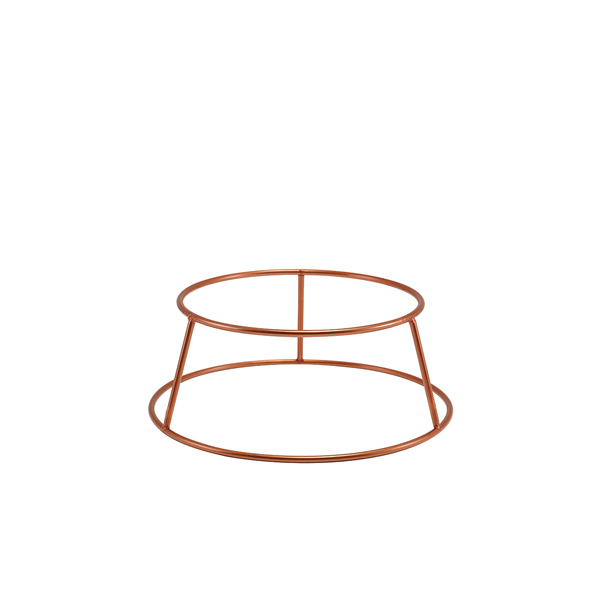 Round buffet riser, anti-slip, copper-colored - 10cm