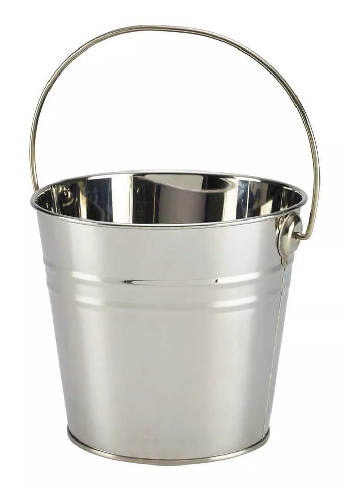 Bucket, silver-coloured- stainless steel (2,1L) Bucket, silver-coloured- stainless steel (2,1L)