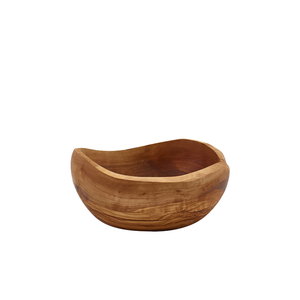 Rustic Olive Wood Bowl - 15cm (6 pcs.)