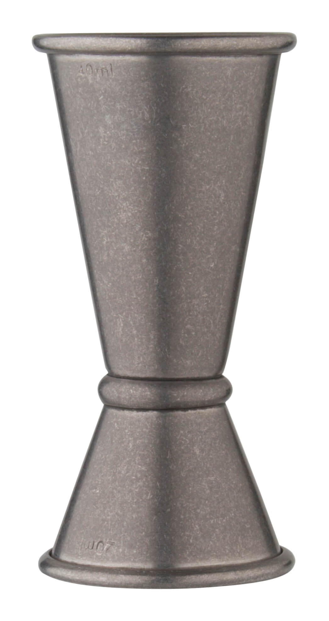 Jigger, vintage - stainless steel (20/40ml)