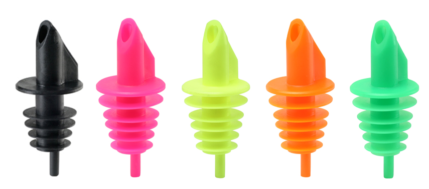 Pourer, plastic, medium - neon