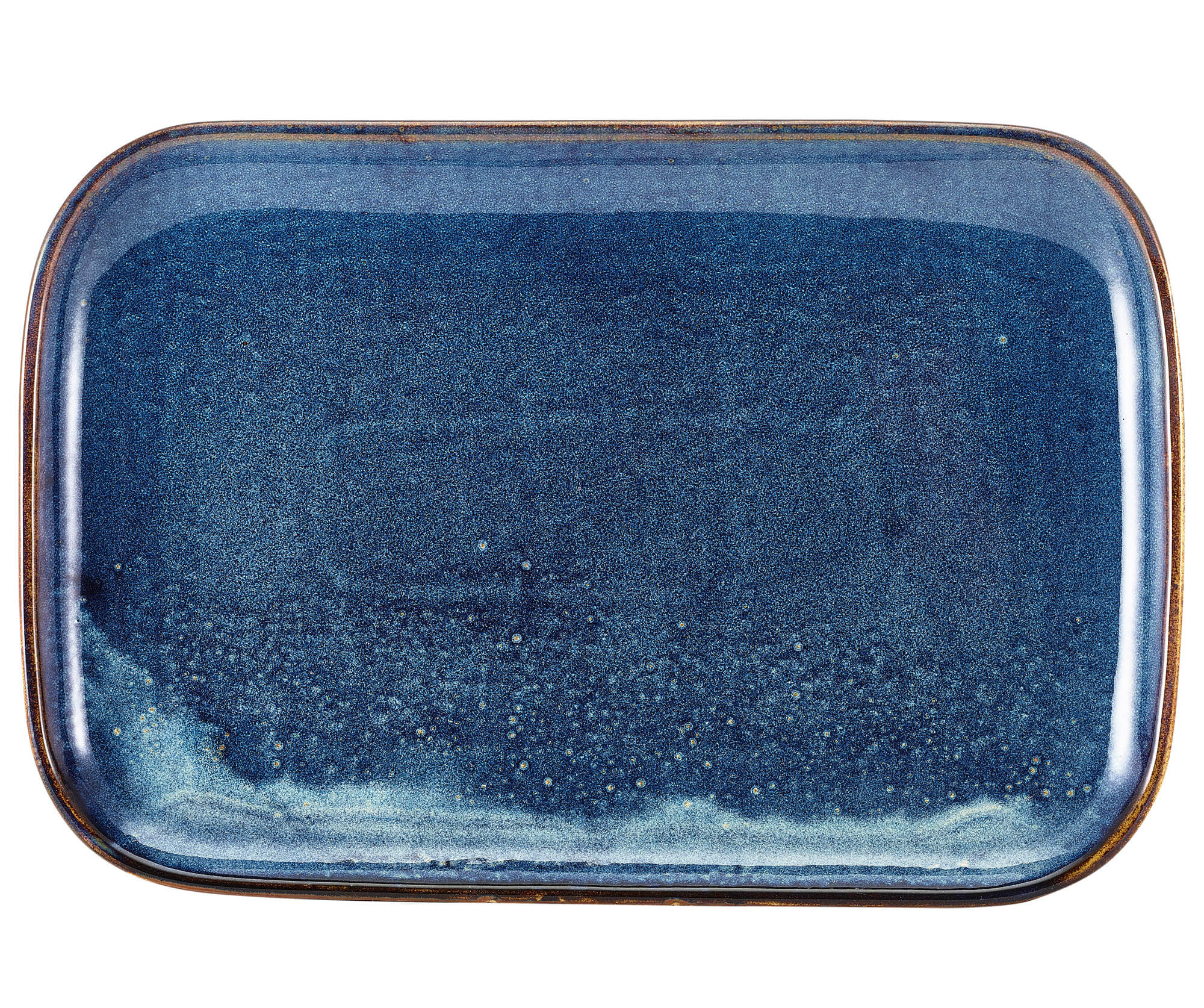 Rectangular Plate Terra Aqua Blue - 34,5x23,5cm (6 pcs.)