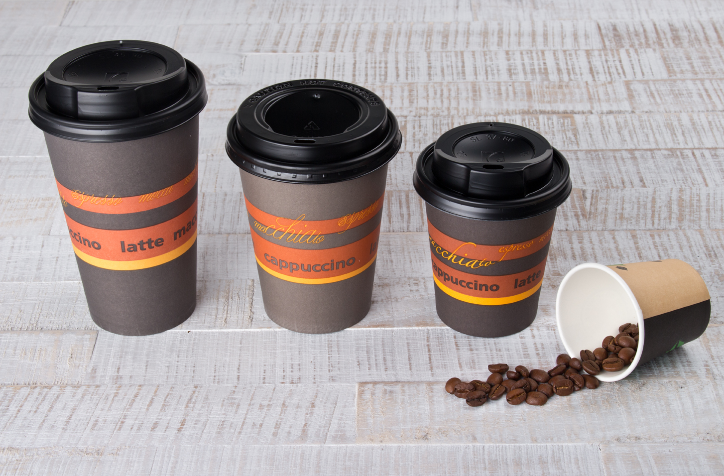 0,2l Coffee cups imprinted, Premium - 50 pcs.