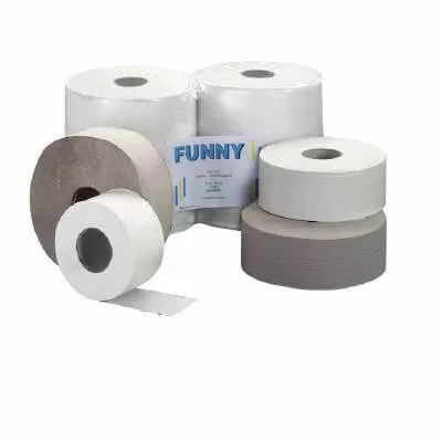 Jumbo lavatory paper 1ply - nature (6pcs.) Jumbo lavatory paper 1ply - nature (6pcs.)