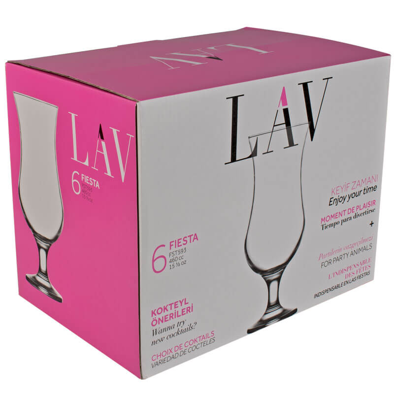 Cocktail glass Fiesta, LAV - 460ml (6 pcs.) Cocktail glass Fiesta, LAV - 460ml (6 pcs.)