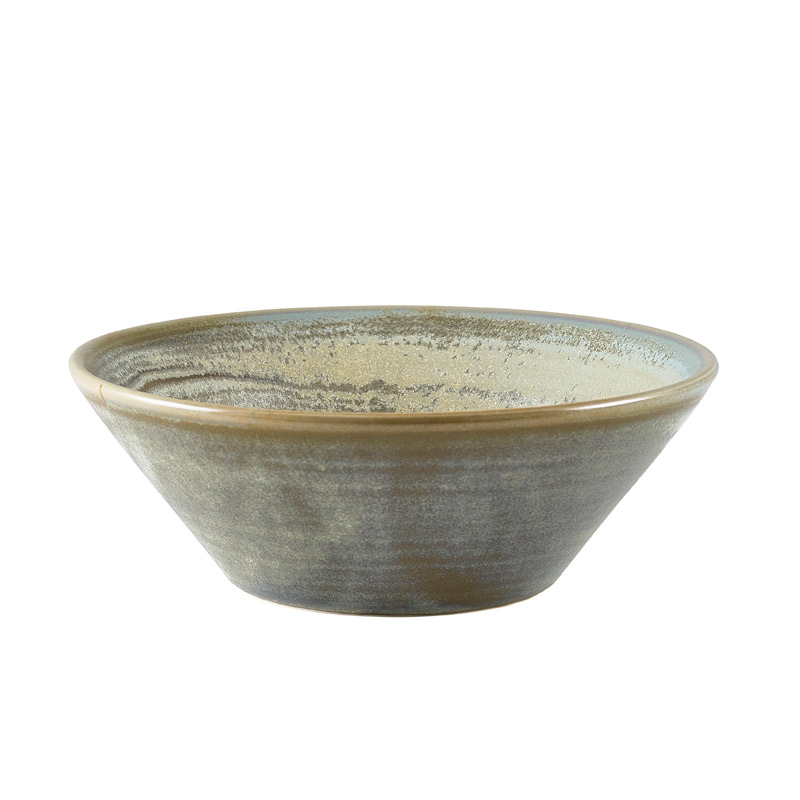 Conical bowl Terra Matt Grey – 14 cm (6 pcs.)