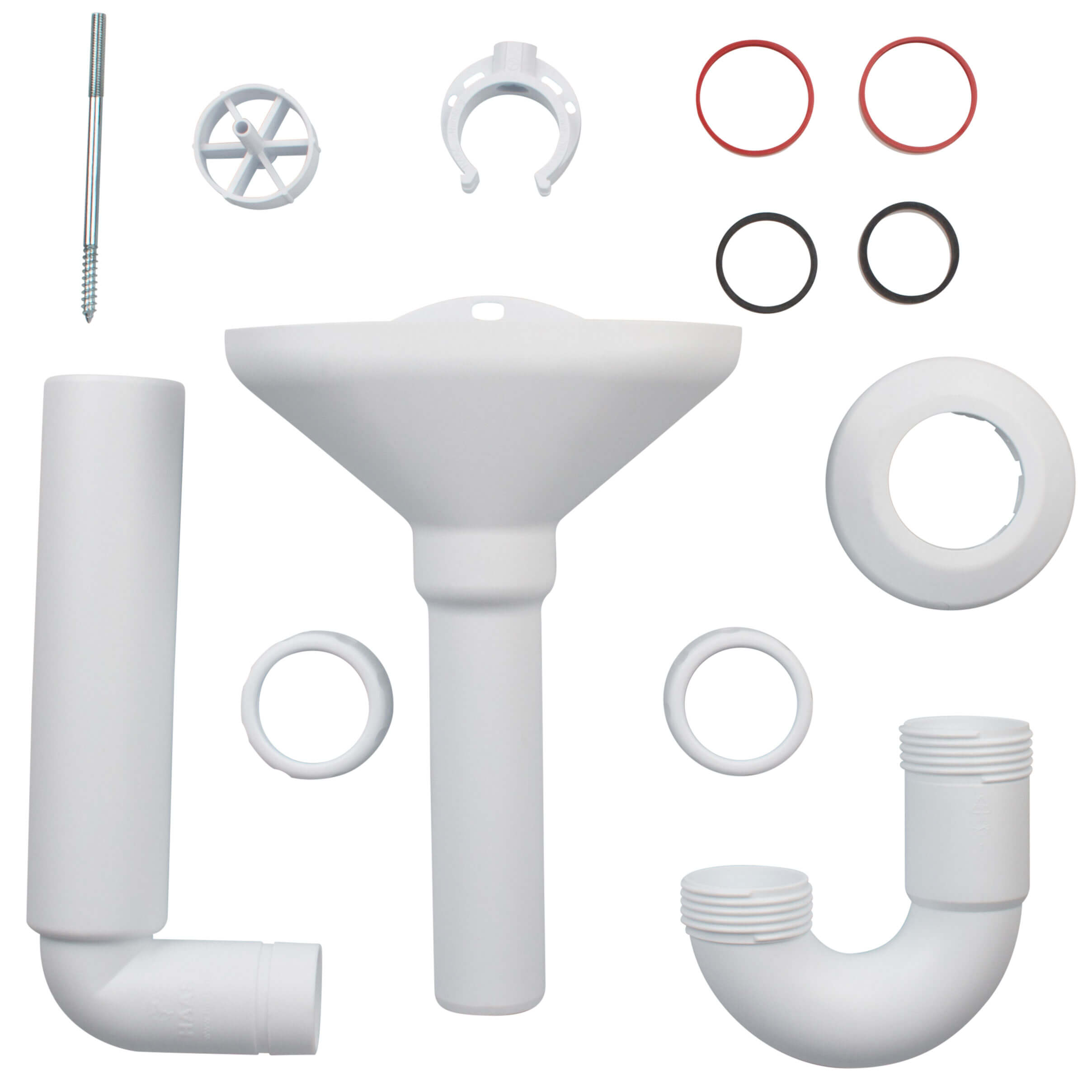 Drain funnel DN50 PP white