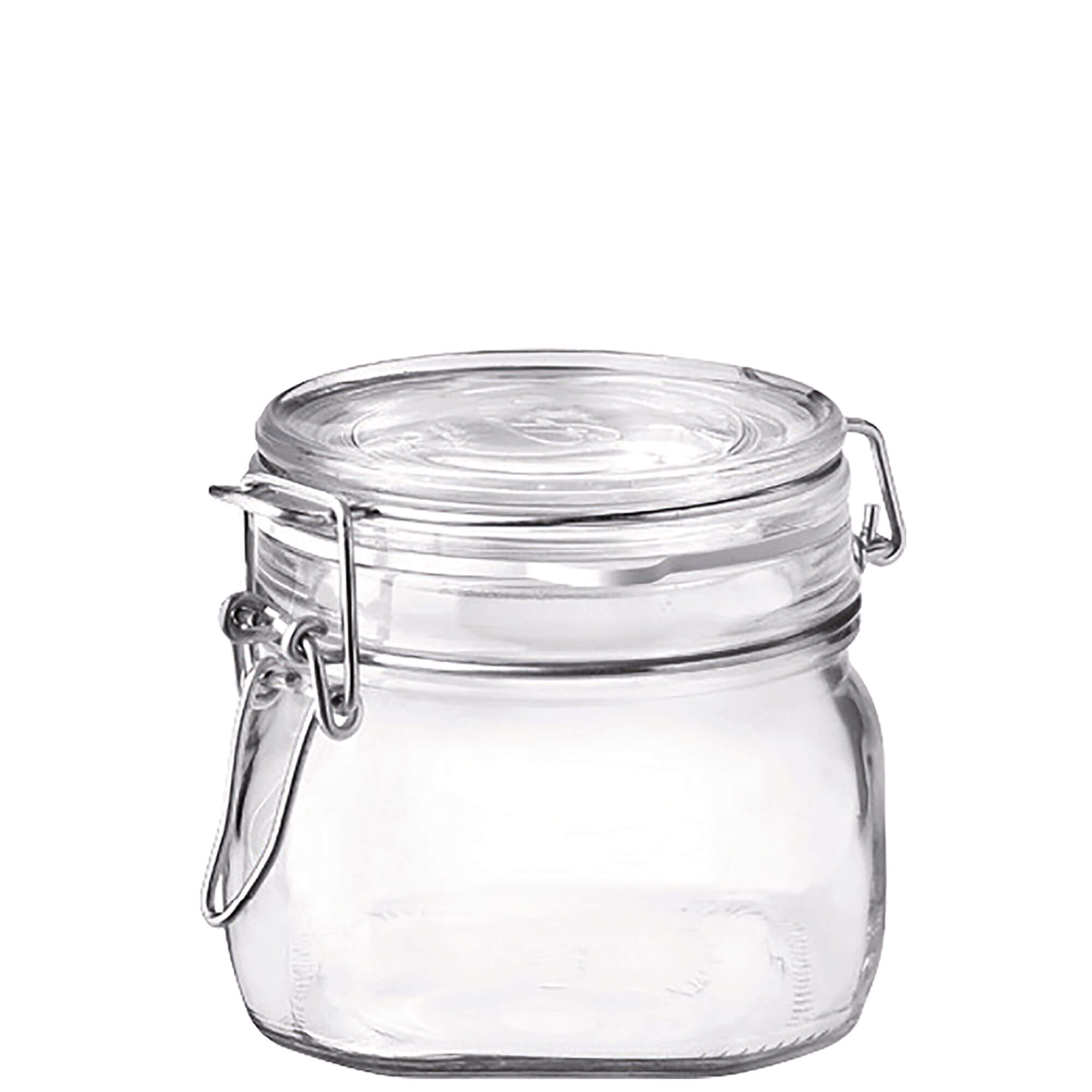 Preserving Jar Fido with rubber ring square - 560ml