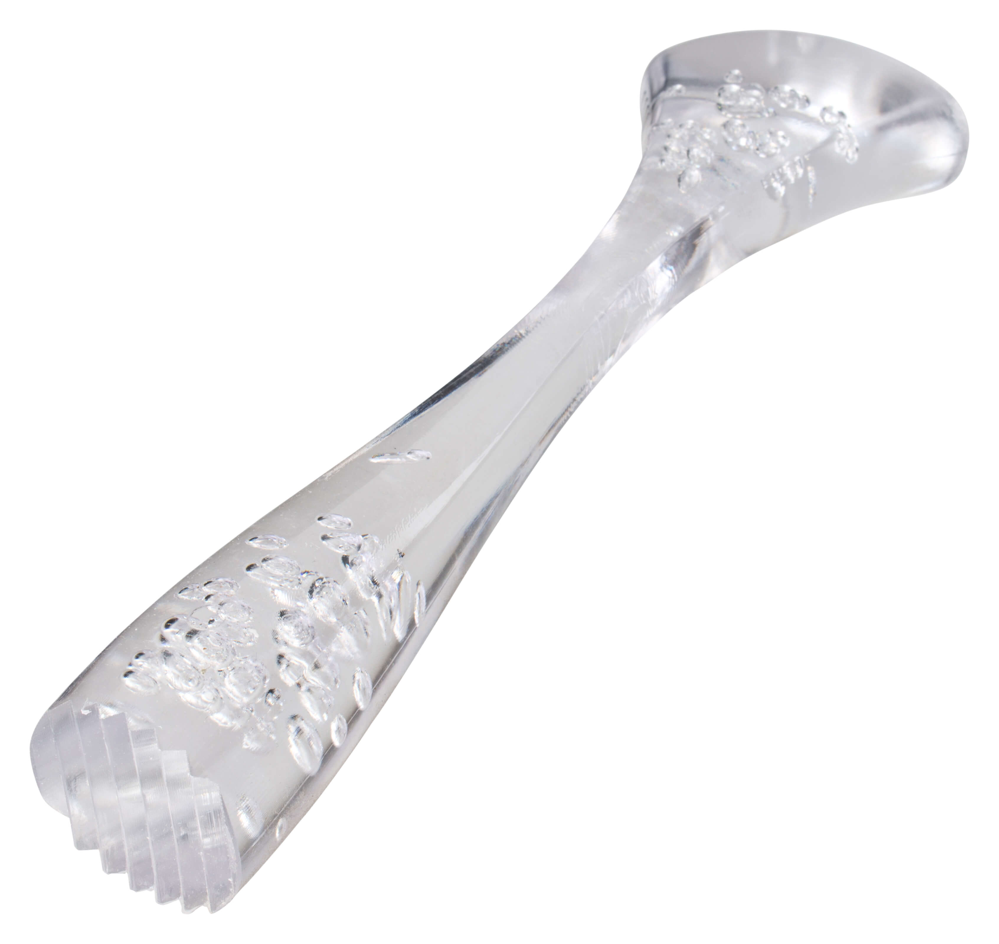 Muddler, plastic, waved end - transparent (21cm)