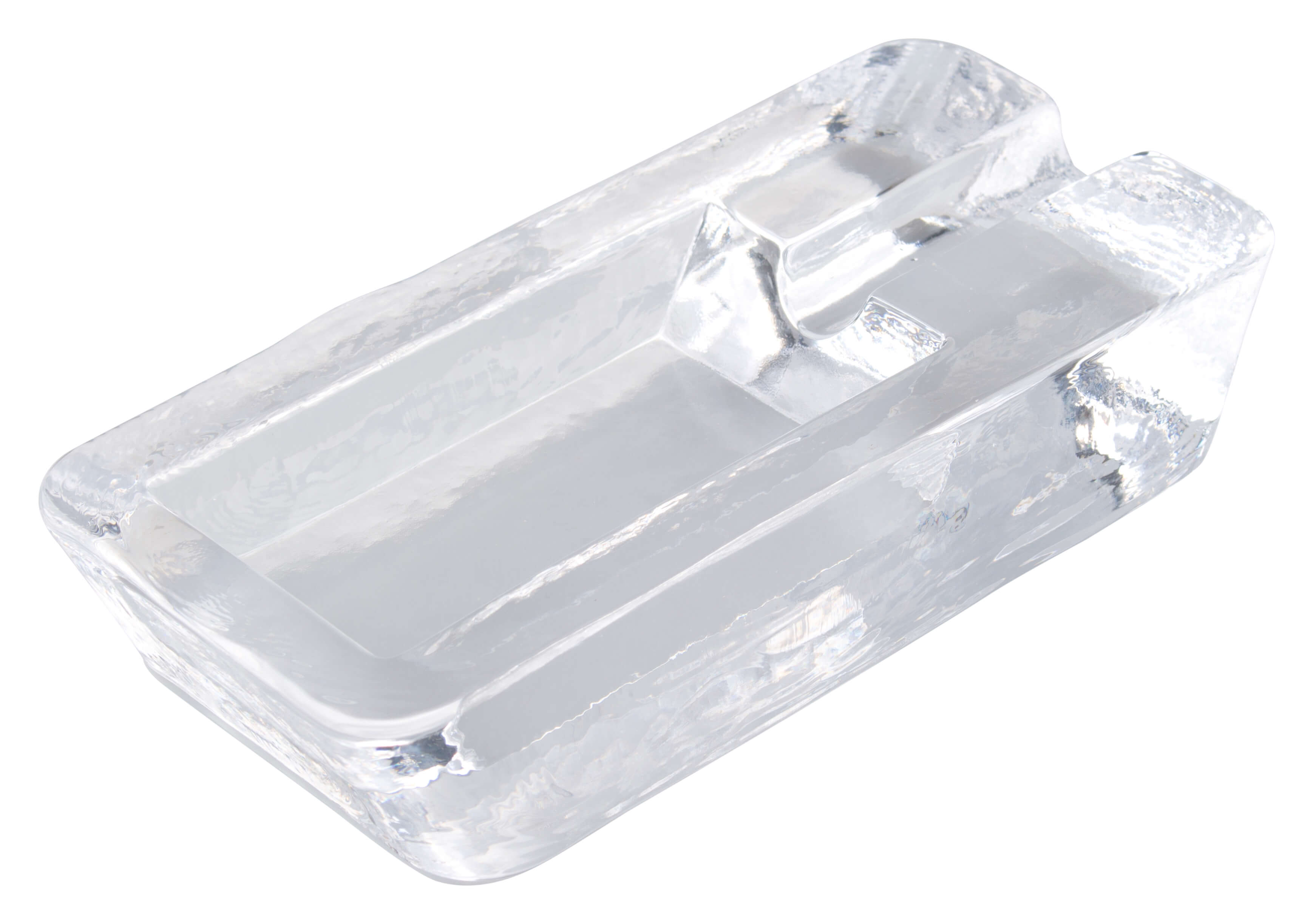 Cigar ashtray Presidente, Nude - glass (19x9cm)