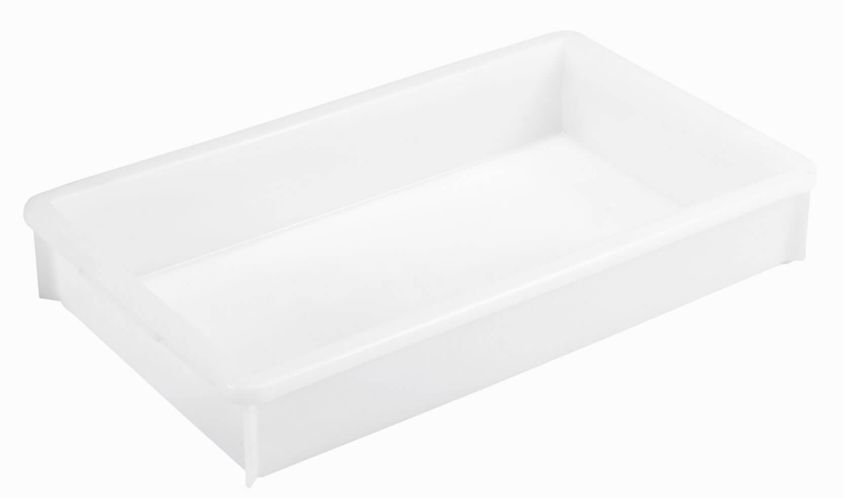 Stacking and transport container Classic white - 580x360x100mm (15l)