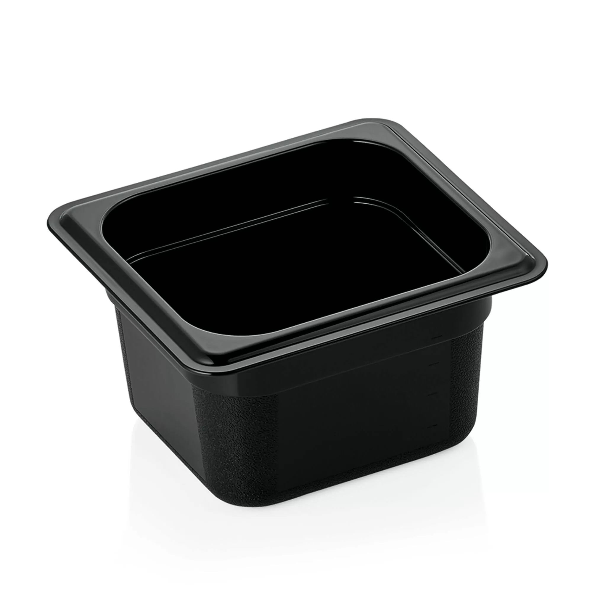 Gastronormbehälter 100mm Tiefe - PC schwarz (GN 1/6) Gastronormbehälter 100mm Tiefe - PC schwarz (GN 1/6)