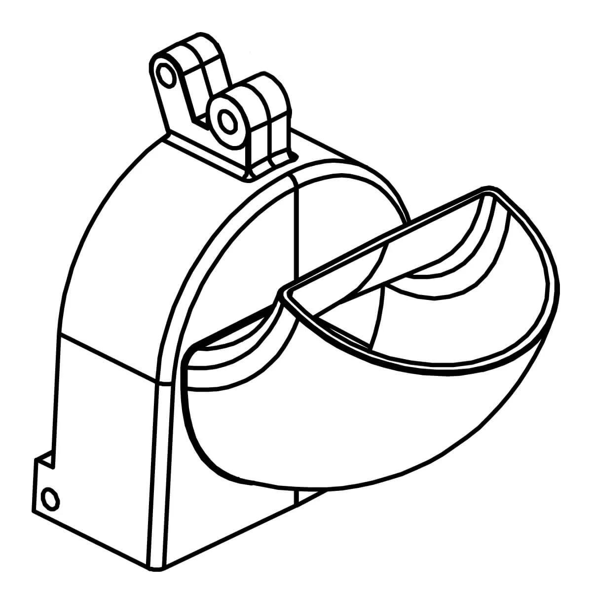 09124 - Santos #9 - Grater housing 09124 - Santos #9 - Grater housing