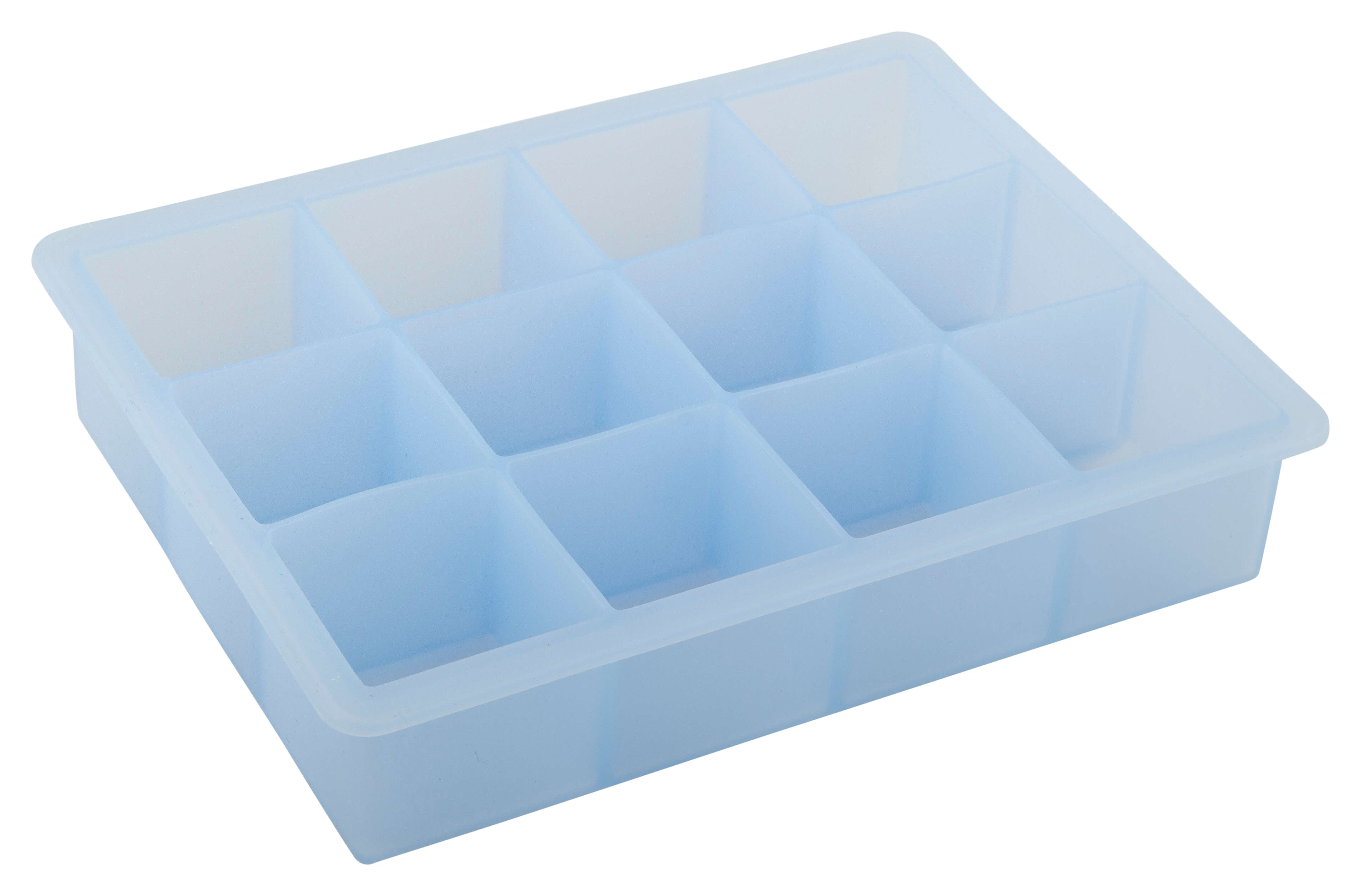 Ice former Cubes, 12 cubes, Lurch - platinum-silicone (4cm)