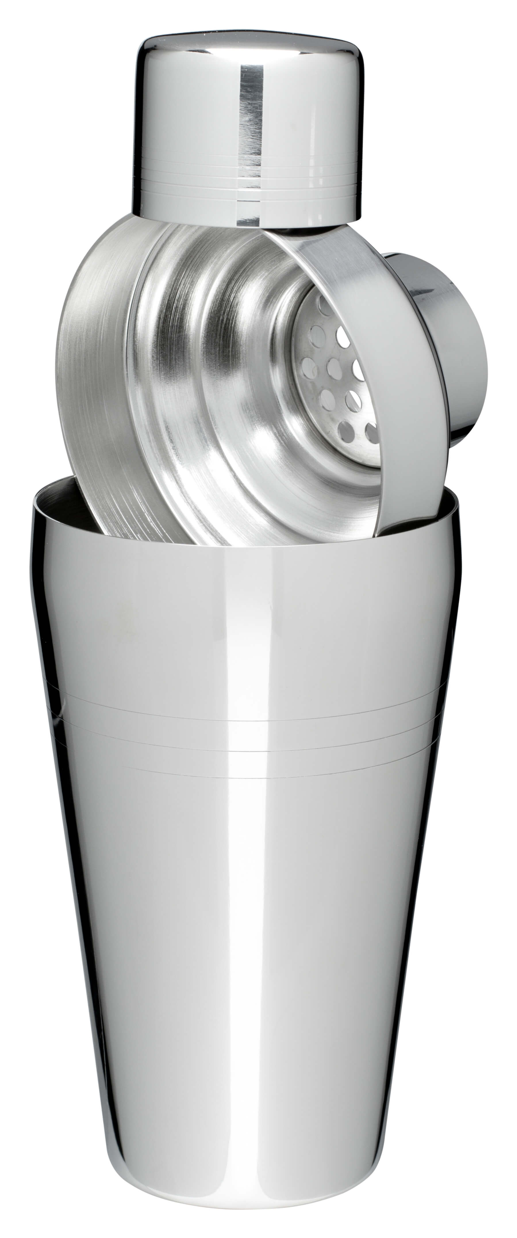 Cocktailshaker - 3-delig - 500 ML - Koper - Bar Professional - CKSC500 Cocktailshaker - 3-delig - 500 ML - Koper - Bar Professional - CKSC500