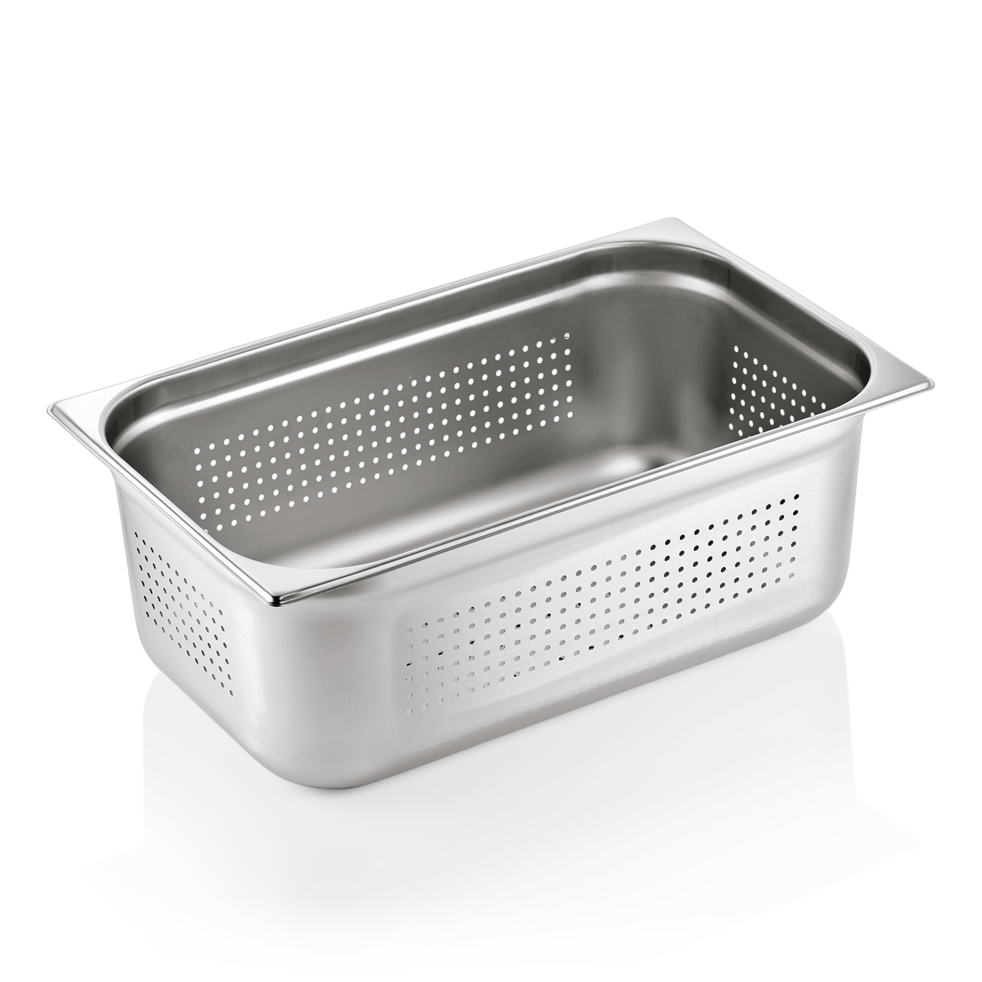 GN 1/1 container, perforated, CNS 18/8 - 20cm (GN SELECT series) GN 1/1 container, perforated, CNS 18/8 - 20cm (GN SELECT series)
