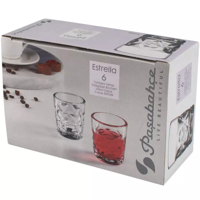 Shot glass Estrella, Pasabahce - 60ml (6 pcs.) Shot glass Estrella, Pasabahce - 60ml (6 pcs.)