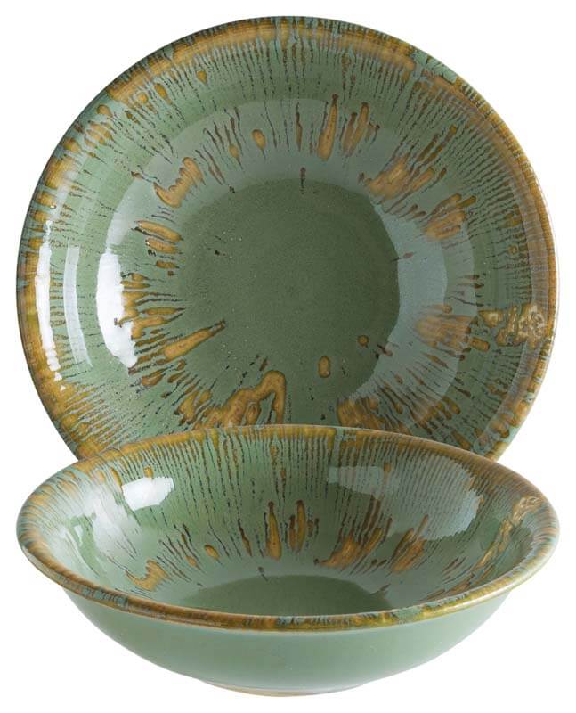 Bonna Snell Sage Gourmet Bowl 13cm green - 12 pcs. Bonna Snell Sage Gourmet Bowl 13cm green - 12 pcs.