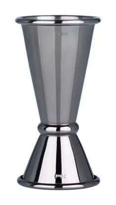 Double jigger Japan Style, gun metal black - stainless steel (20/40ml) Double jigger Japan Style, gun metal black - stainless steel (20/40ml)