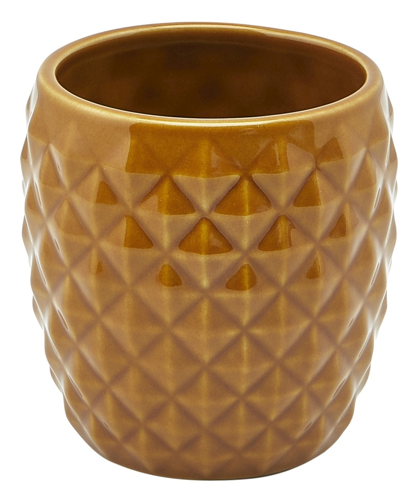 Tiki mug pineapple, brown - 400ml (4 pcs.)