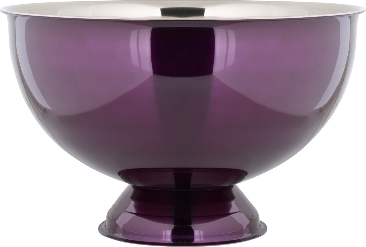 Champagne cooler 38cm - stainless steel, purple