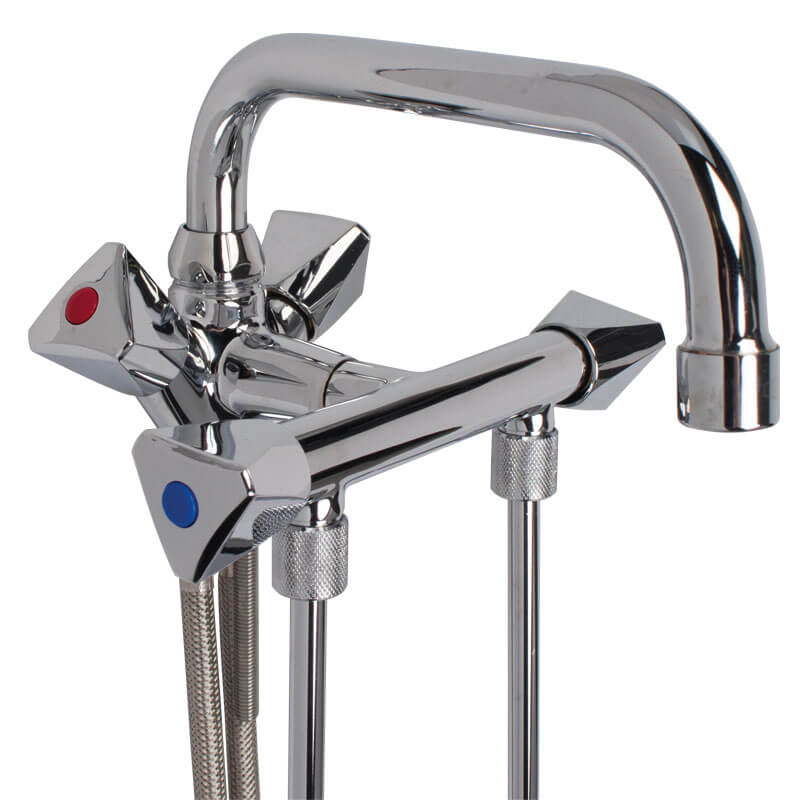 Mixer tap hot/cold 2 sinks - high pressure Mixer tap hot/cold 2 sinks - high pressure