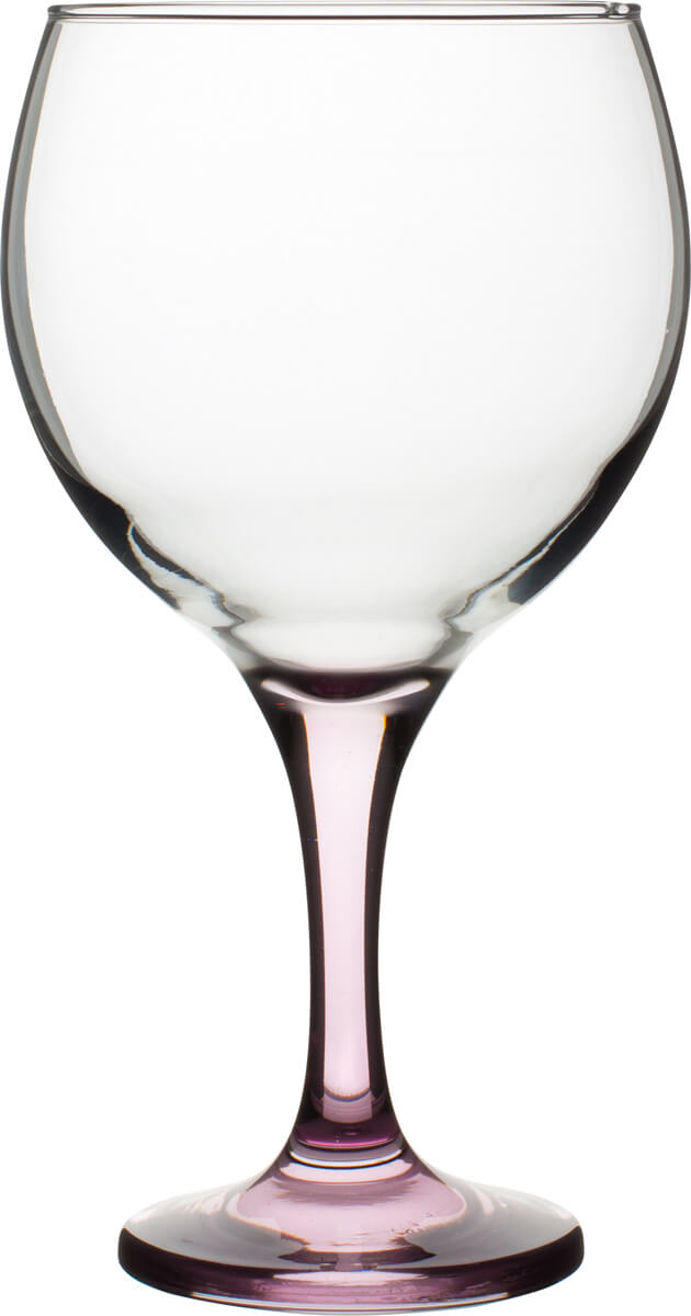 Balloon glass Gin&Tonic, pink stem, Gürallar - 645ml (1 pc.)