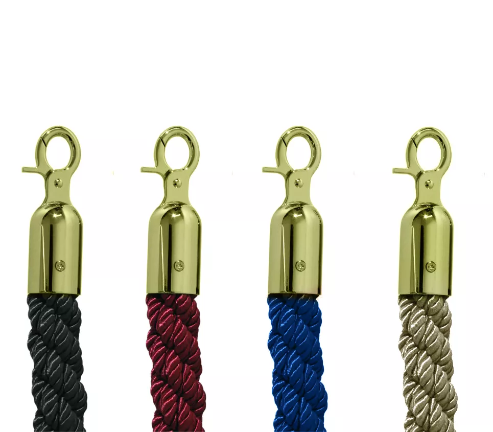 Cord for queue-management system 1,5m titanium gold Cord for queue-management system 1,5m titanium gold