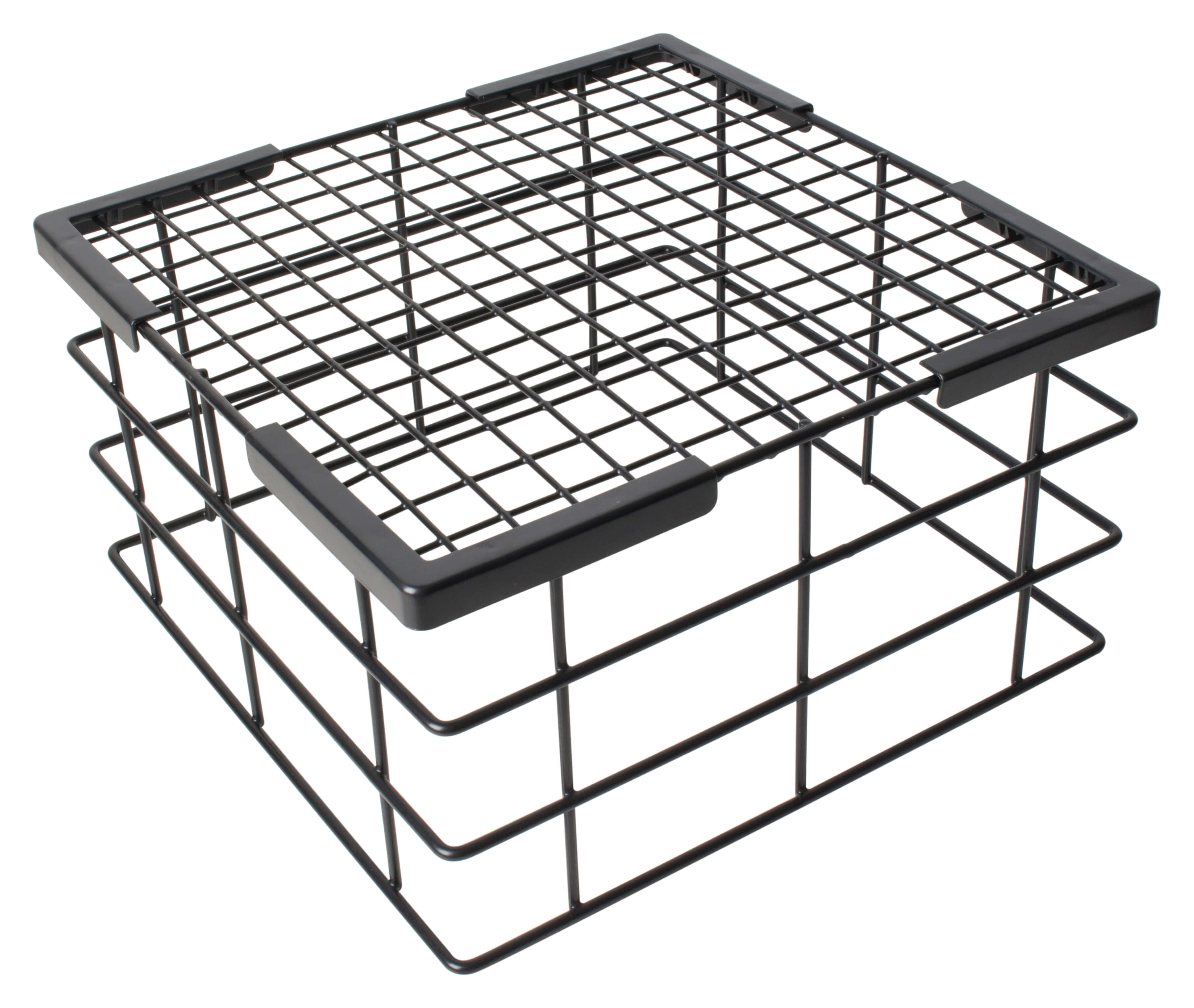 Universal glass racks/ Drahtkorb, PE-beschichtet - 35x35cm