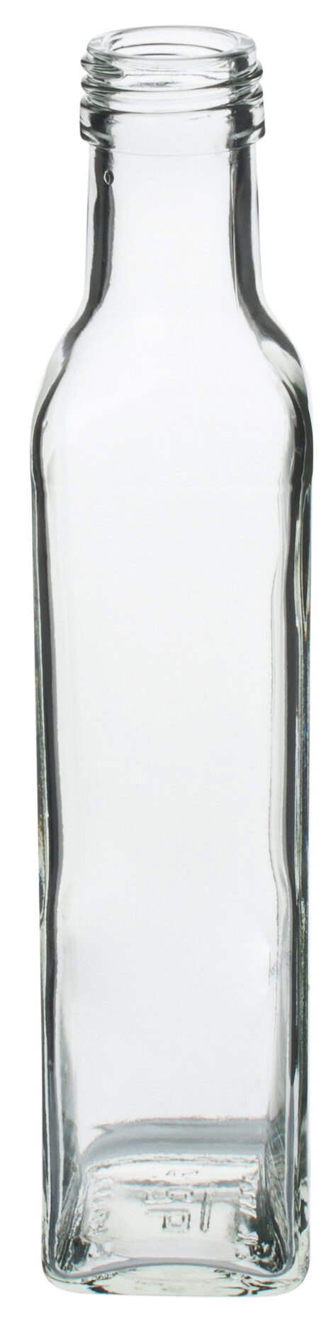 Glass bottle square - 250ml
