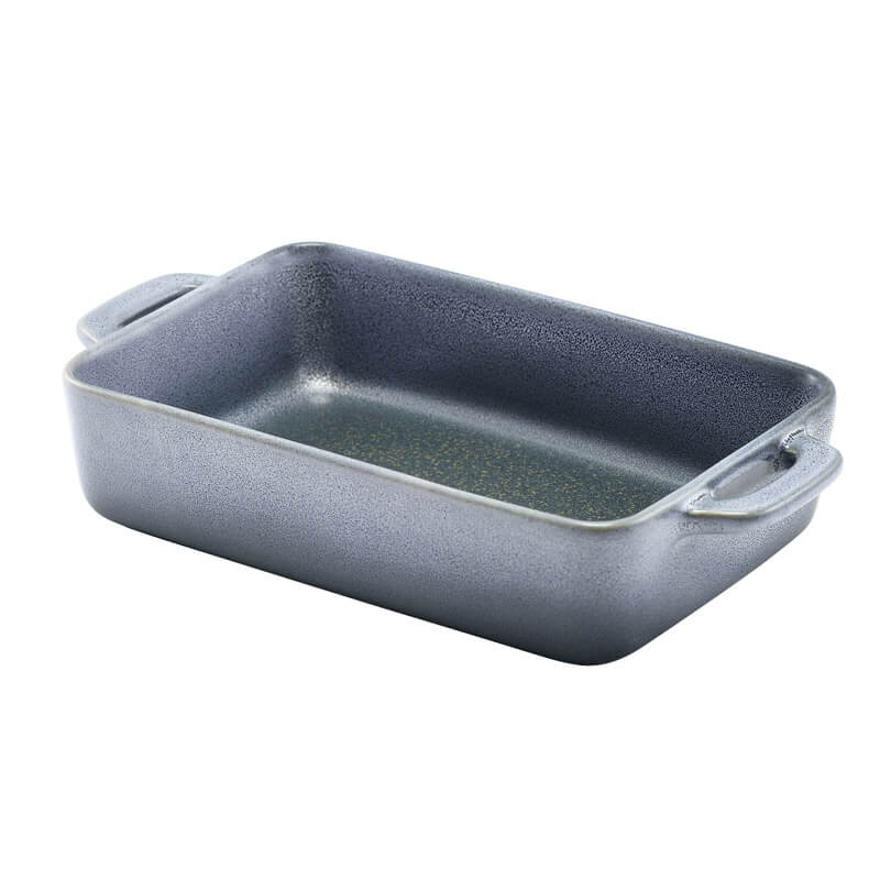 Rectangular dish Forge stoneware graphite gray – 16 x 10,5 x 4 cm (6 pcs.)