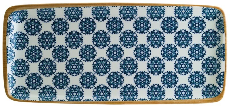 Bonna Lotus Moove Plate 34x16cm blue - 12 pcs. Bonna Lotus Moove Plate 34x16cm blue - 12 pcs.