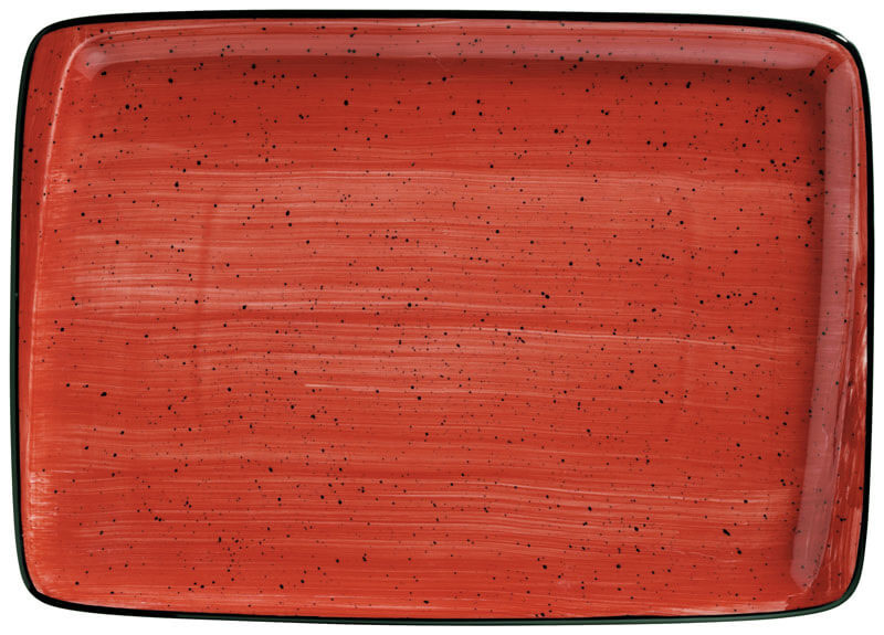 Bonna Aura Passion Moove Plate 36x25cm red - 6 pcs. Bonna Aura Passion Moove Plate 36x25cm red - 6 pcs.