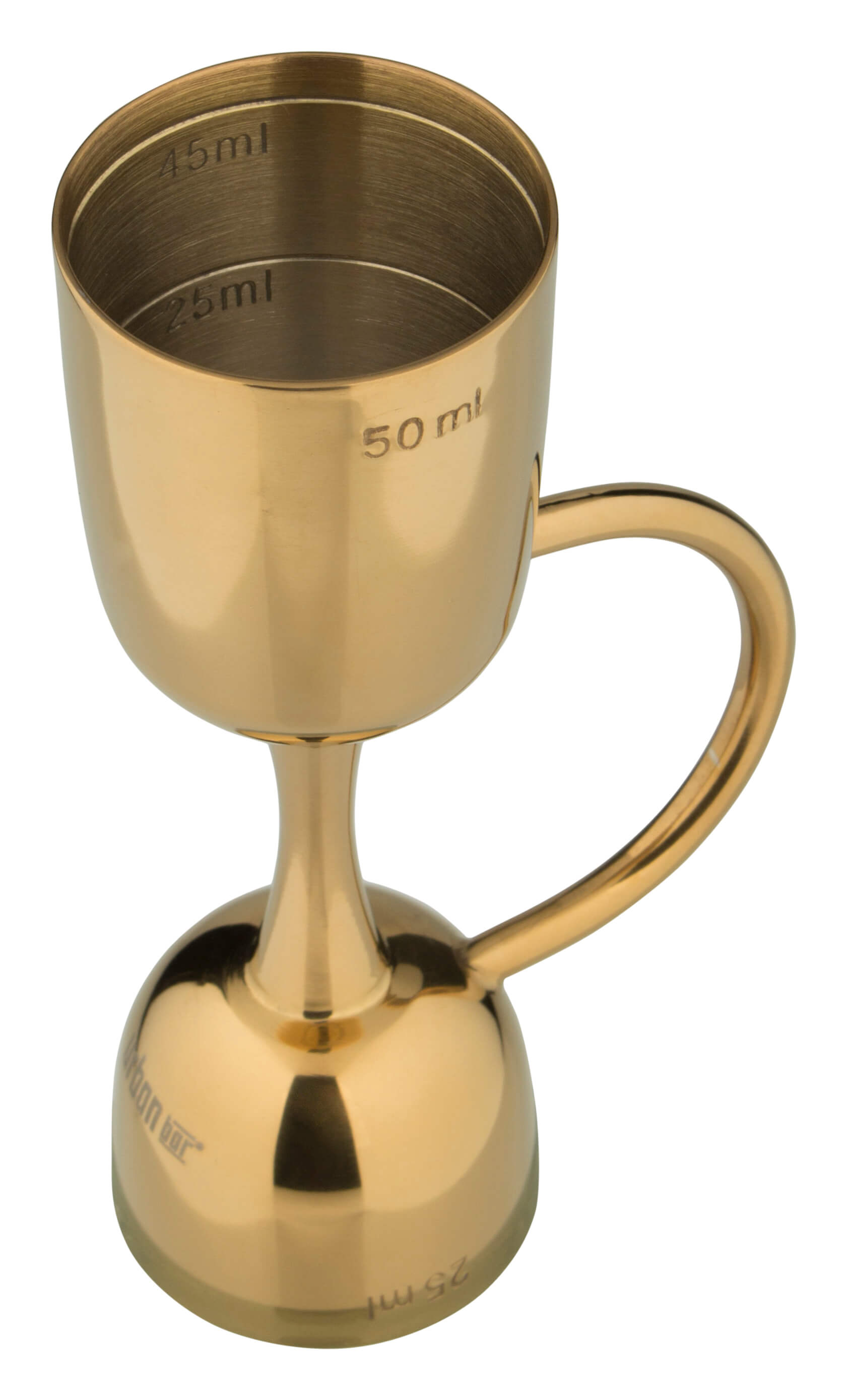 Jigger Coley - gold colored (25/50ml) Jigger Coley - gold colored (25/50ml)