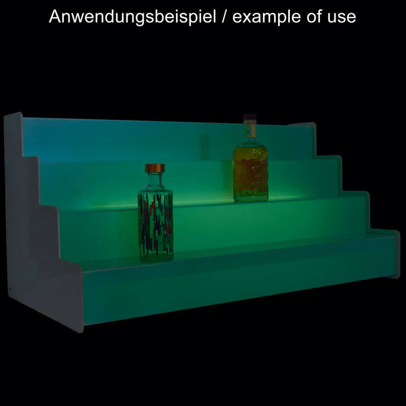Back bar liquor display 1000x440mm - LED color Back bar liquor display 1000x440mm - LED color