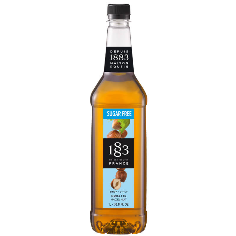 Hazelnut sugar-free - Maison Routin 1883 syrup (1,0l) PET Hazelnut sugar-free - Maison Routin 1883 syrup (1,0l) PET