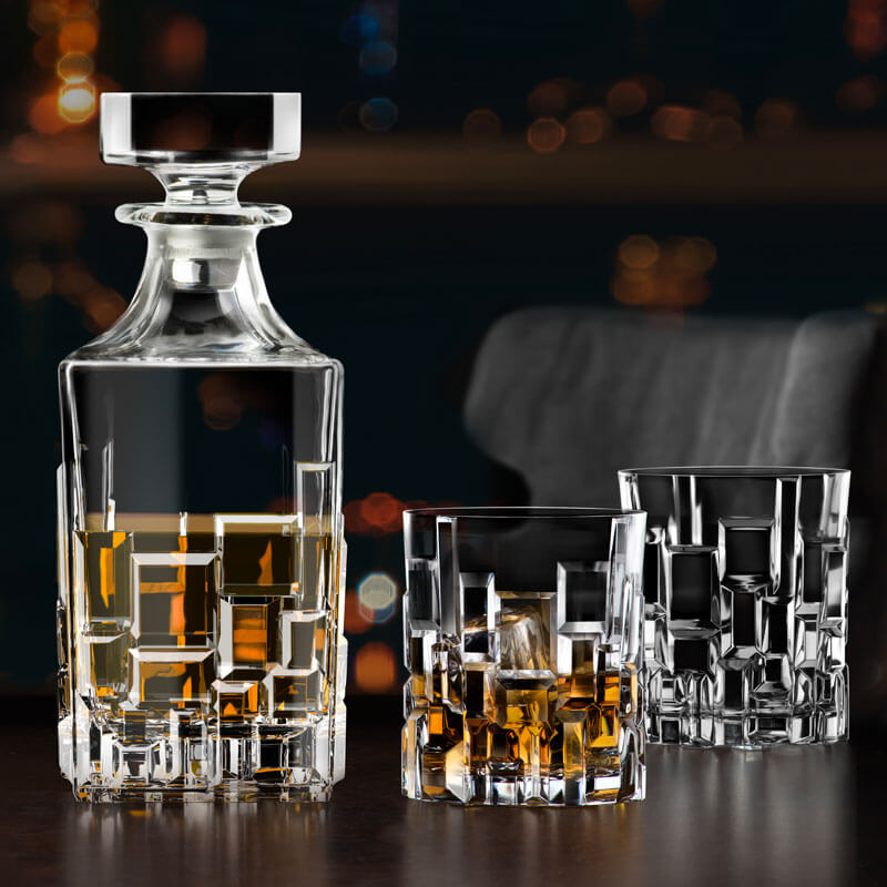 Whisky Set Etna, RCR - 1 carafe + 6 tumbler