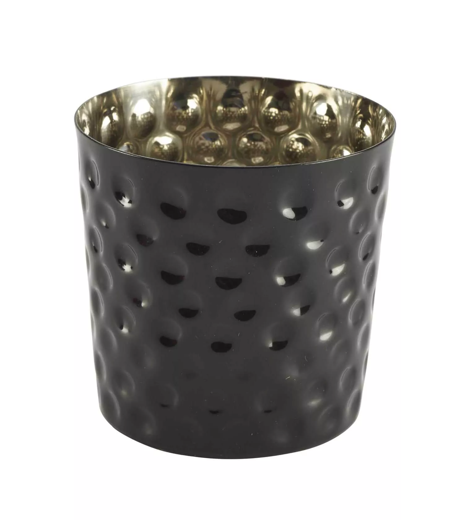 Cup, hammered, black - stainless steel (400ml) Cup, hammered, black - stainless steel (400ml)
