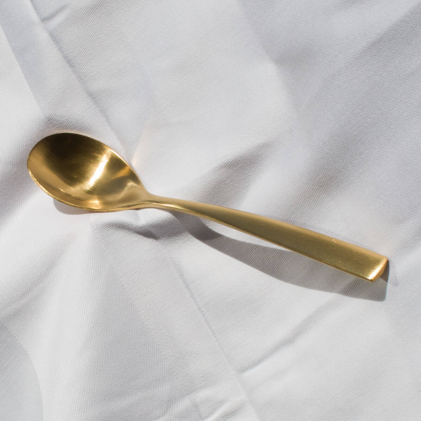 Tea spoon Comas BCN - gold-colored (12 pcs.)