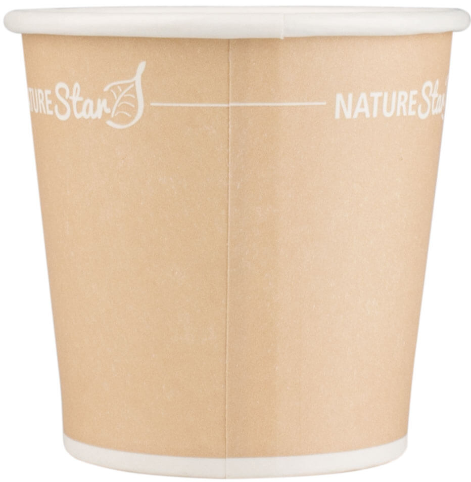 Coffee cups paper, brown - 100ml (50 pcs.)