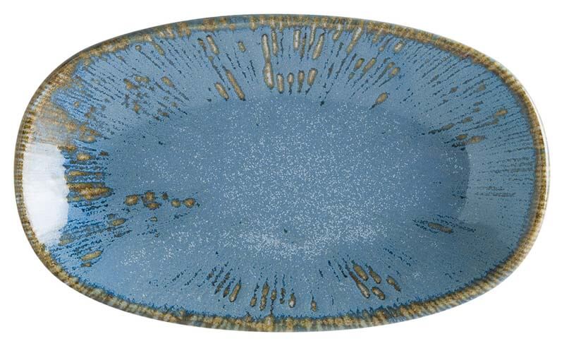 Bonna Snell Sky Gourmet Oval plate 15x8,5cm blue - 12 pcs.