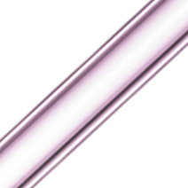 Glass drinking straws (8x200mm) - pink (50 pcs. + 3 brushes)